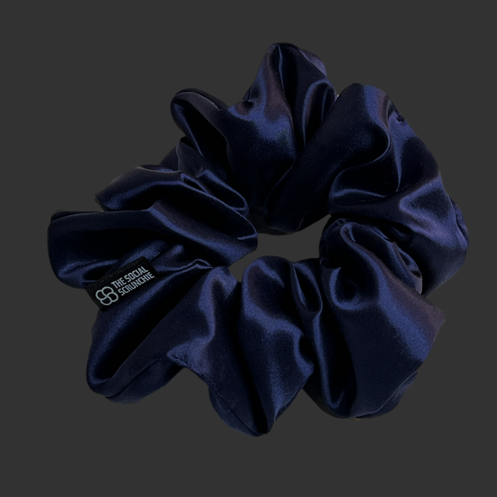 "LOOSEN YOUR BUN" -  100% Silk Scrunchie for calming down